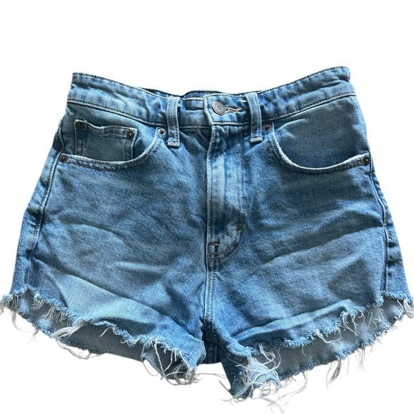 Lucky Brand Denim Blue‎ Women's Jean Shorts size 0/25 - Picture 1 of 8